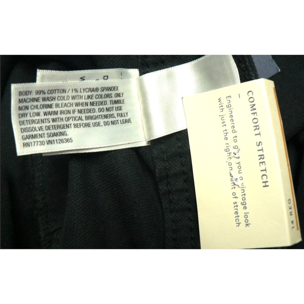 Universal Thread Women's High Rise Sailor Wide Leg Ankle Jeans in Black Size 14 - Picture 8 of 8